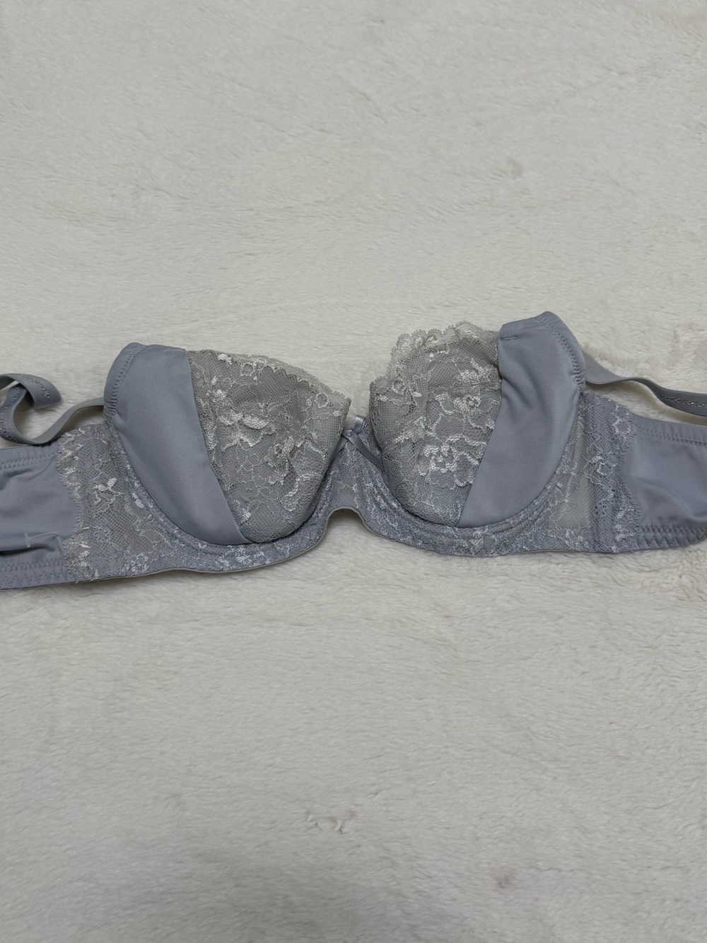Lace Underwire Bra Light Blue with Lace GUC